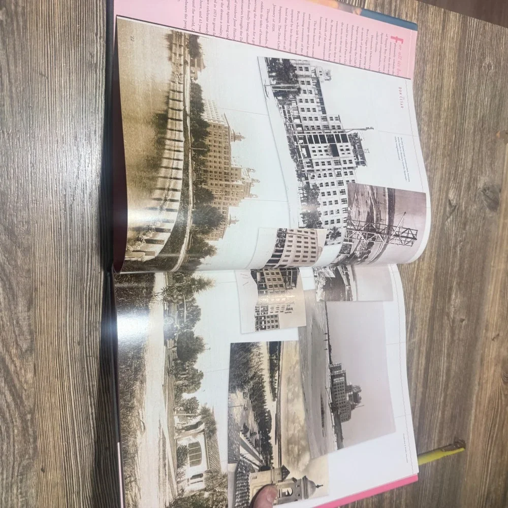 The Don CeSar Florida's Pink Palace St Pete Beach History Book coffee table